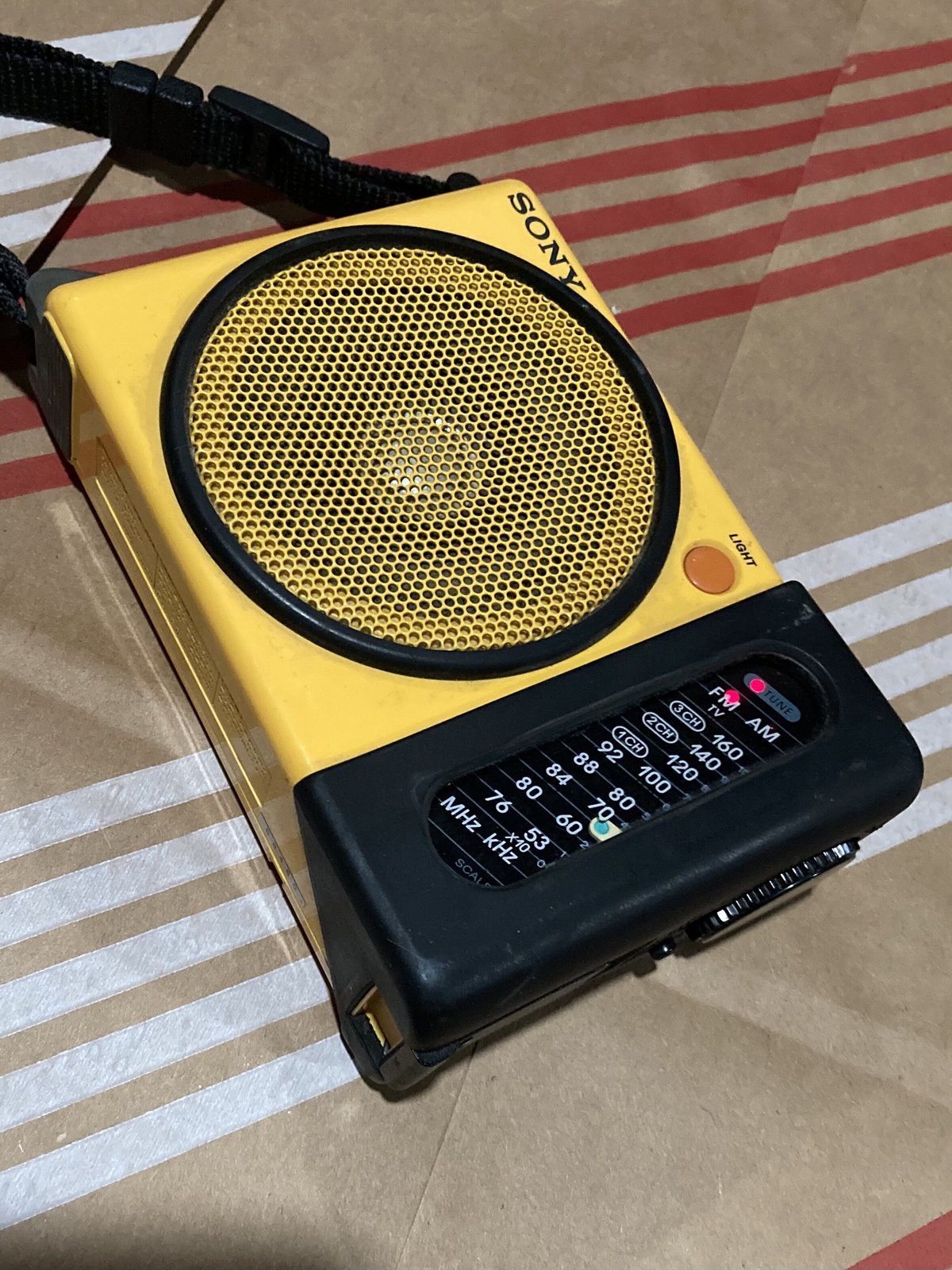 Vintage Rare Sony am fm Portable Radio ICF - S7