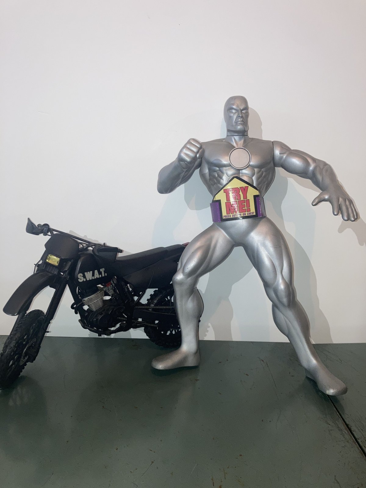 1/6 12インチ NewRay HONDA XR400 SWAT 1:6 New Ray Honda XR 400R Off road Black Motorcycle Diecast