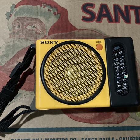 Vintage Rare Sony am fm Portable Radio ICF - S75
