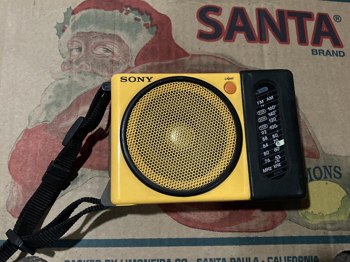 Vintage Rare Sony am fm Portable Radio ICF - S7