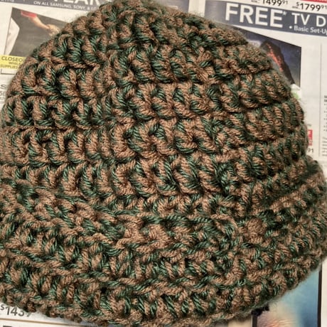 Hand knit Beanie