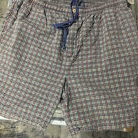 L.L.BEAN COTTON CHECK SHORTS
