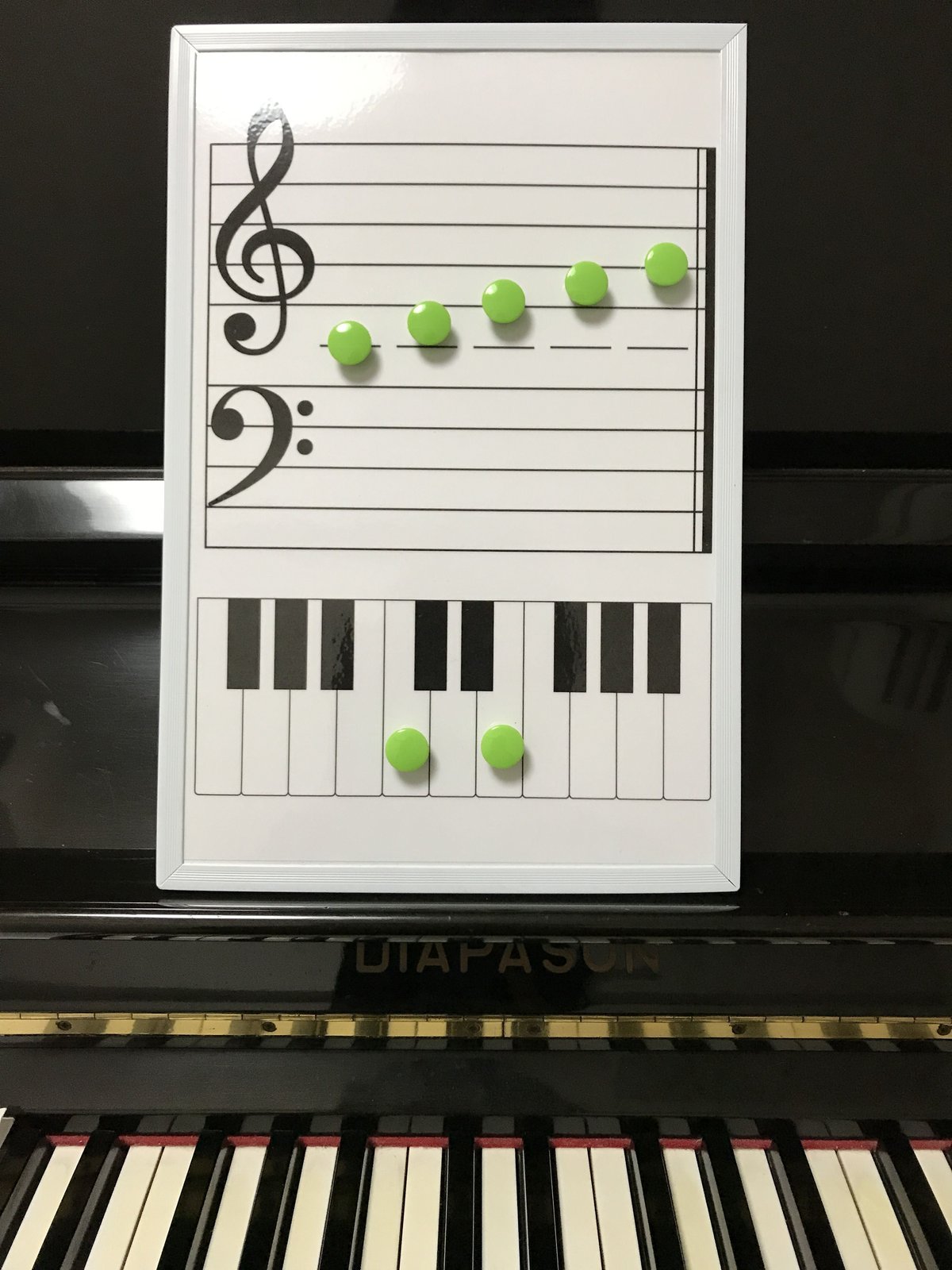 鍵盤・五線紙学習マグネット | イッセー音楽教室オンラインストア