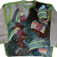 Knit patch sweat shirt C 23-09-05[lilith art duct]