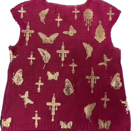 Virvar stof 005-20 foil print knit