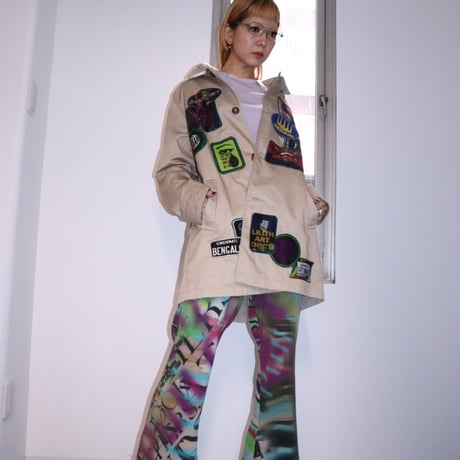 Graphic patch shirt (A)24-01-19 [Pull Qus]