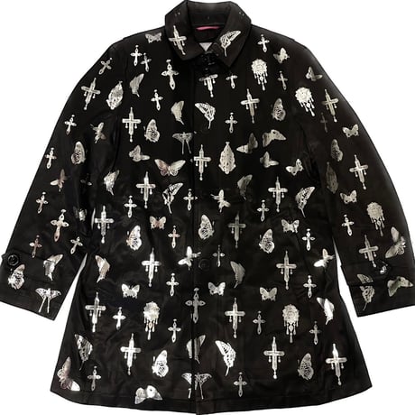 virvar stof 005-8 foil print coat