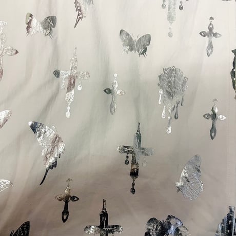 Virvar stof 005-40 foil print coat