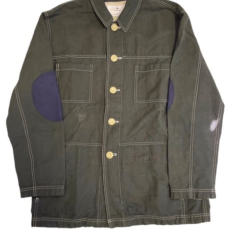 Virvar stof 007-2 Black overdyed shirt  jacket