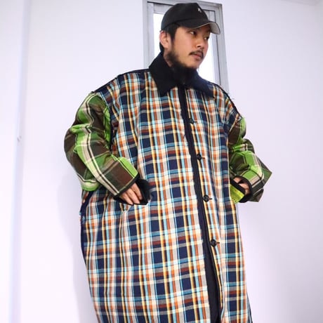 24-12-10 check  over size coat [Pull Qus]