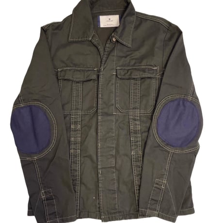 Virvar stof 007-3 Black overdyed shirt  jacket