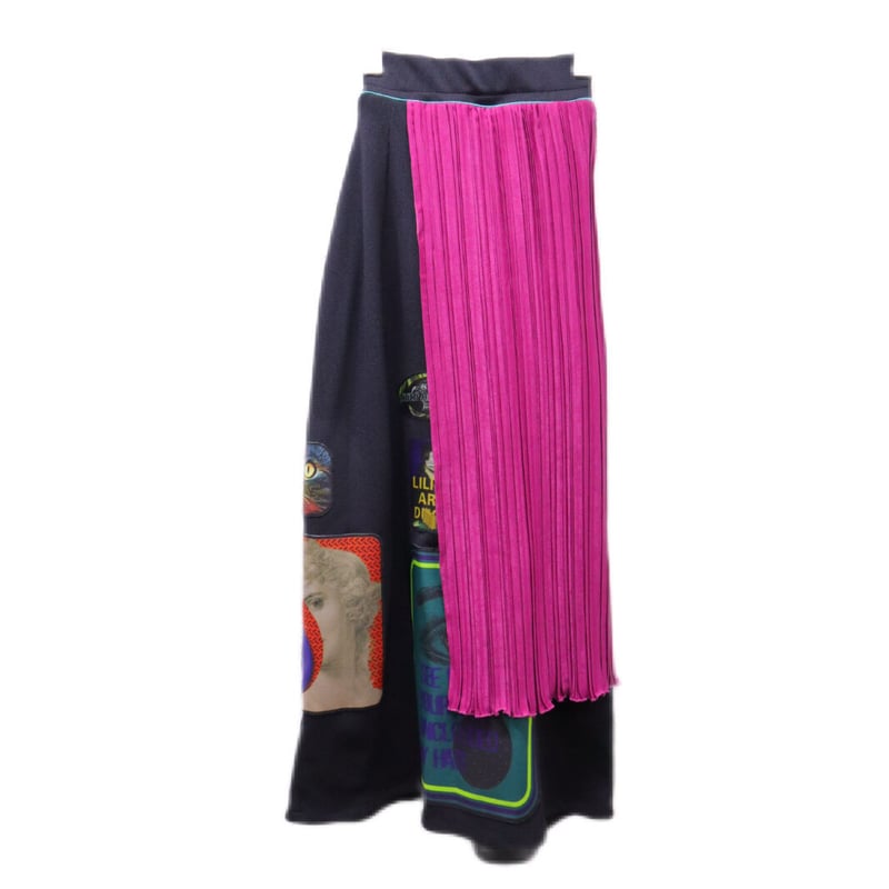 pleats patch skirt 22-01-18 [lilith art duct] |