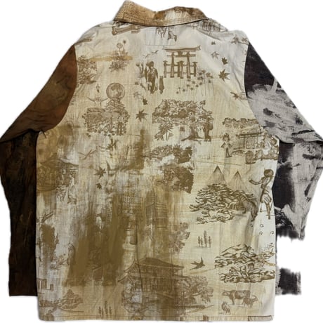 25-02-26  bleach & graphic paint shirt (A)  ［PullQus］