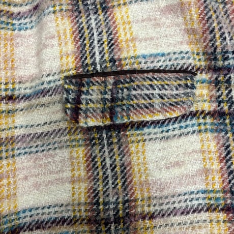 25-02-19  fluffy check coat ［PullQus］