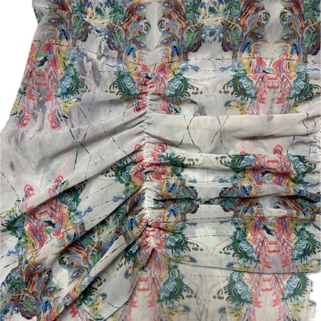 24-05-03  graphic shirring tops  ［PullQus］