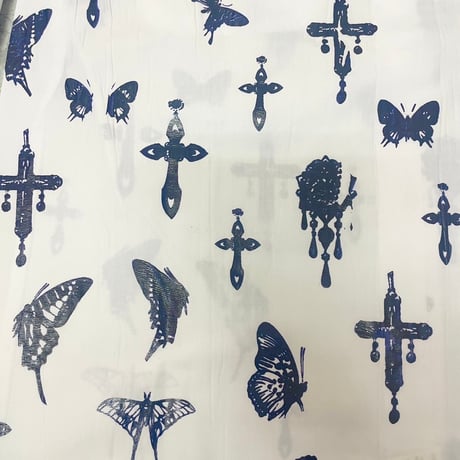 Virvar stof 005-38 foil print shirt