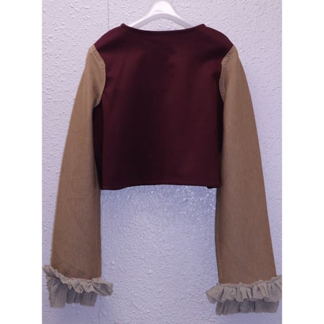 Lilithartduct frill sleeve tops  18-3-2