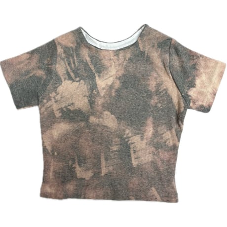 25-08-08  pink x gray rib tops ［PullQus］