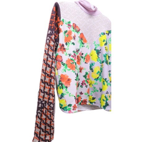 floral dyed tops B 22-01-10