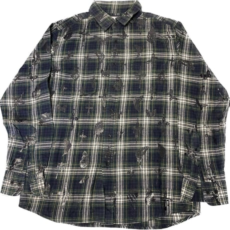 Virvar stof 005-22 foil print shirt