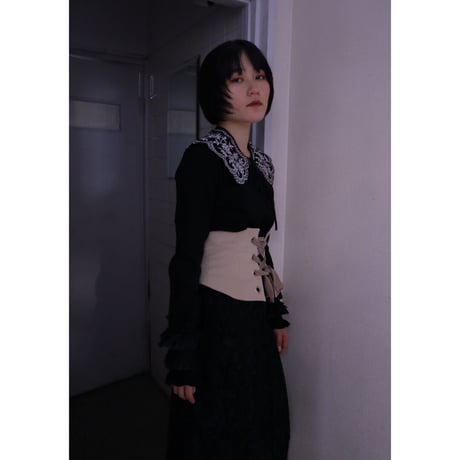 lace tops with a cllar(BLACK) 22-01-14 [lilith art duct]