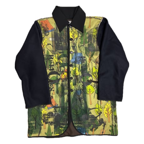 25-02-17  graphic green coat  ［PullQus］