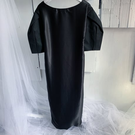 puff sleeve satin dress 20-5-1 [lilith art duct]