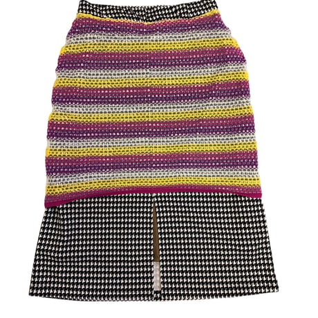 Virvar stof 011-8 knit switching skirt