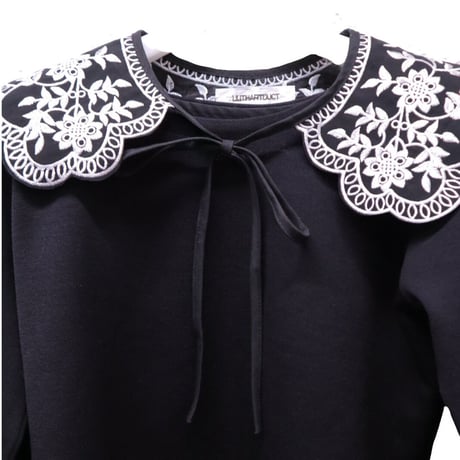 lace tops with a cllar(BLACK) 22-01-14 [lilith art duct]