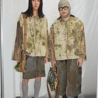 25-02-32  khaki paint shirt (C)   ［Pull Qus］