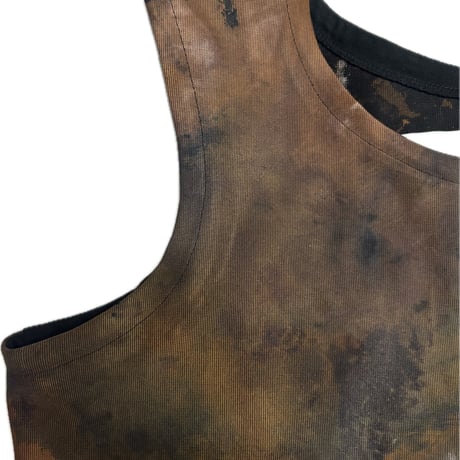 25-08-34  bleach & paint no sleeve tops (B)   ［PullQus］