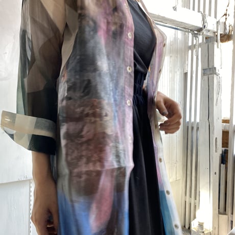 lilithartduct  see-through shirt dress 20-9-8