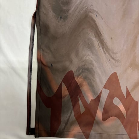 21-11-4 print skirt (brown)  ［lilith art duct］