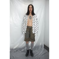 Virvar stof 002 cut jacquard oversized shirt