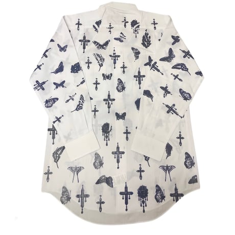 Virvar stof 005-38 foil print shirt