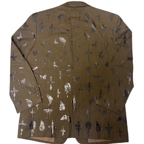 Virvar stof 005-42 foil print tailored jacket