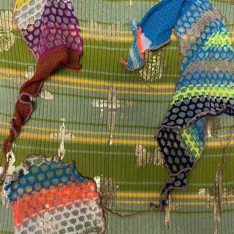 Virvar stof 005-19 foi print knit