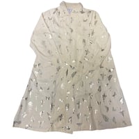 Virvar stof 005-40 foil print coat