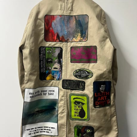 Graphic patch shirt (A)24-01-19 [Pull Qus]