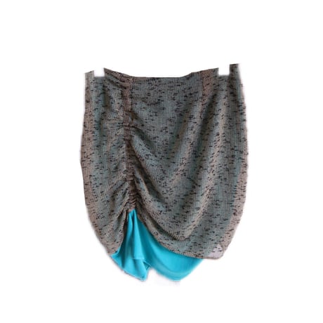 shirring skirt (blue) 22-04-03 [lilith art duct]