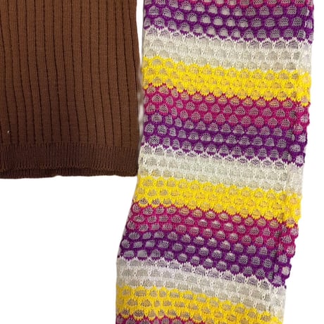 Virvar stof 011-11 short length switching sleeve knit