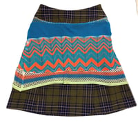 Virvar stof 011-10 knit switching skirt