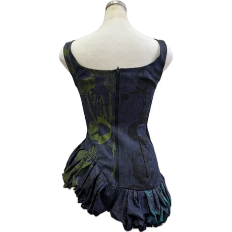 25-02-42  denim dress ［PullQus］