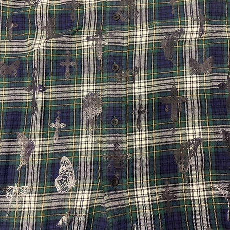 Virvar stof 005-22 foil print shirt