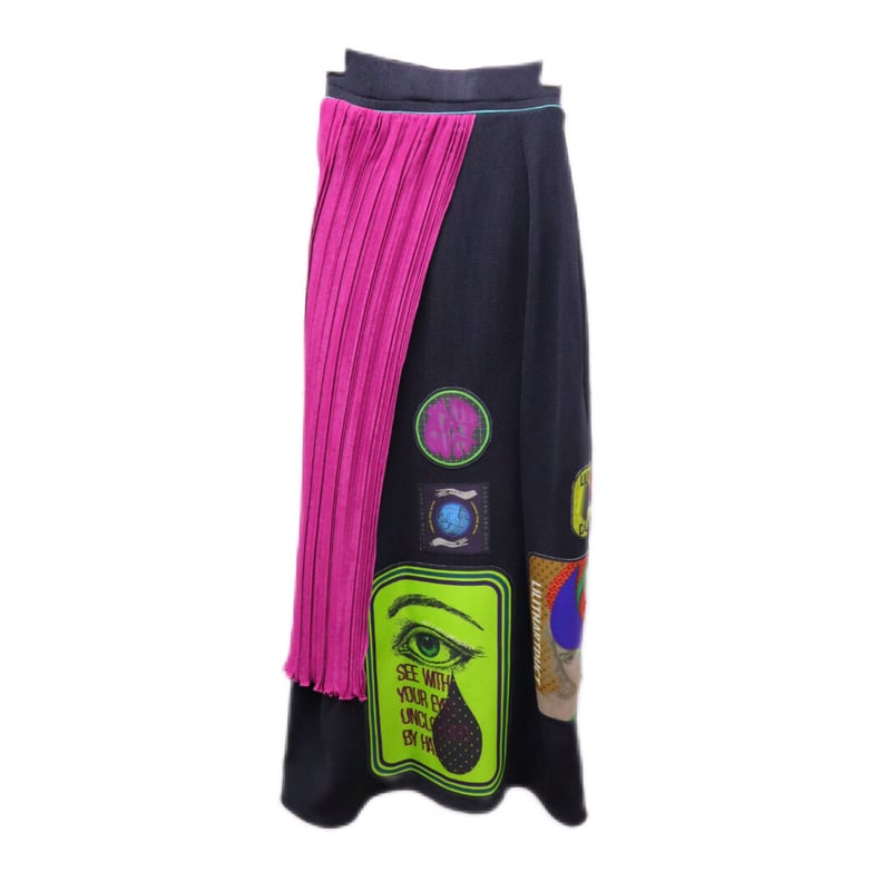 pleats patch skirt 22-01-18 [lilith art duct] |