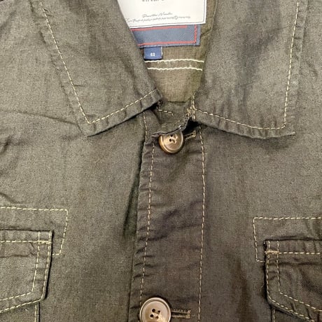 Virvar stof 007-8 Black over dyed shirt  jacket