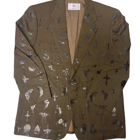 Virvar stof 005-42 foil print tailored jacket