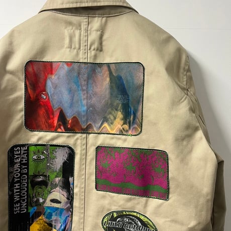 Graphic patch shirt (A)24-01-19 [Pull Qus]