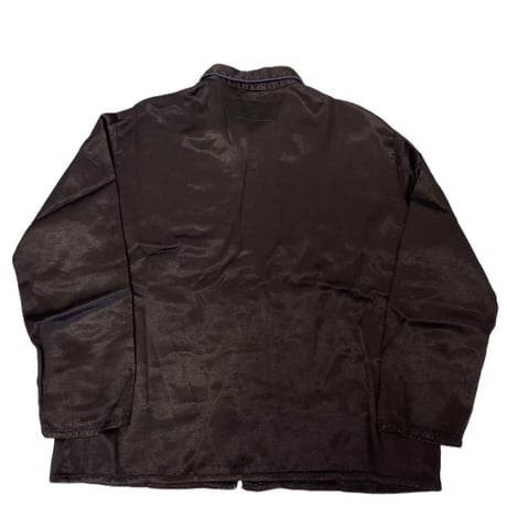 Virvar stof 007-11 Black overdyed shirt