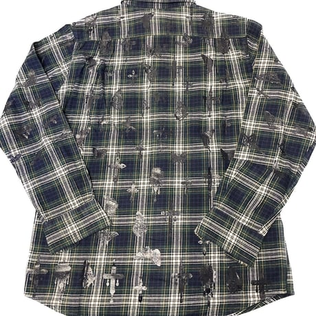 Virvar stof 005-22 foil print shirt